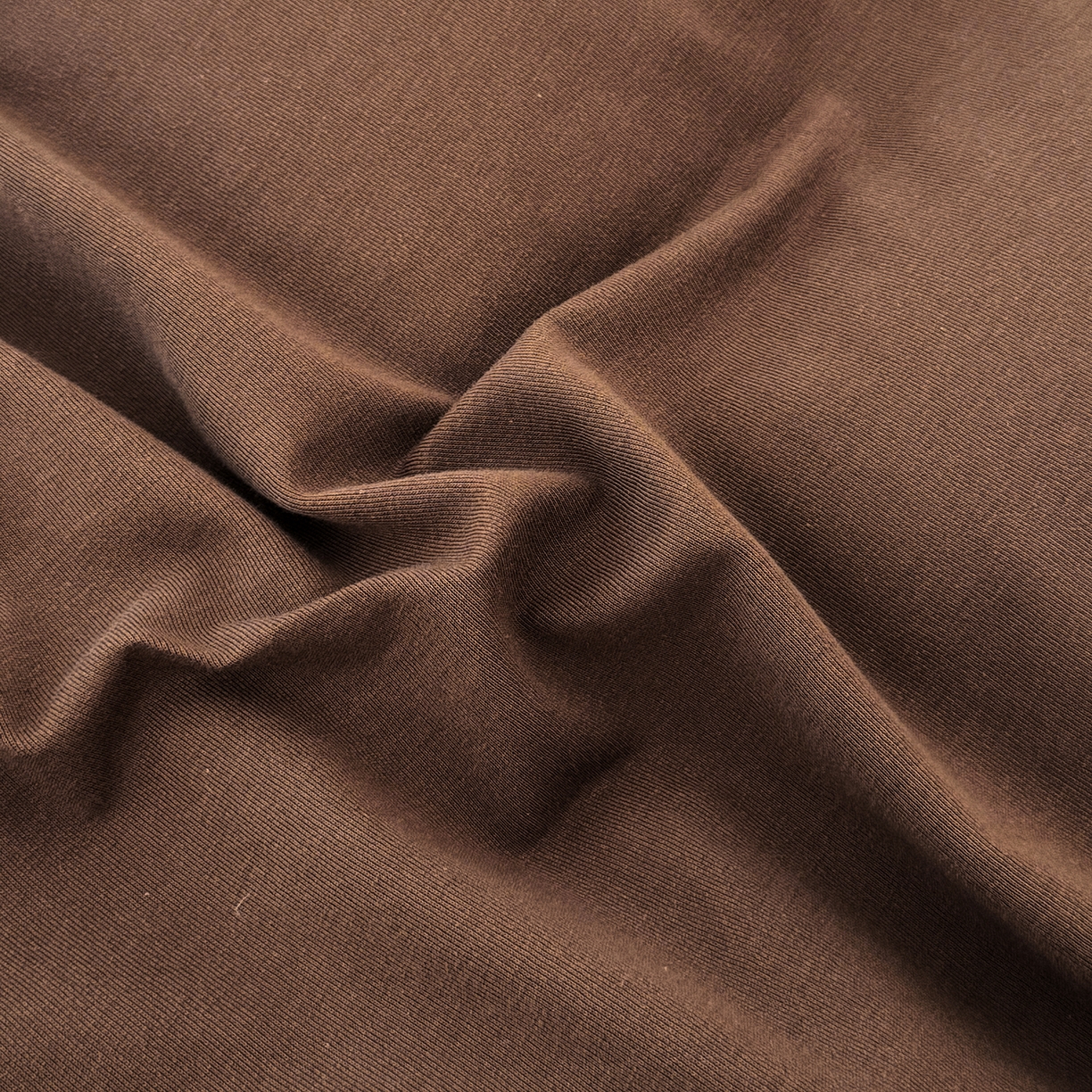 91家纺网 家纺一手货源 找家纺 锦罗绣 2026年全棉纯棉针织棉螺旋纱四件套 单被套定制任意尺寸 针织棉-深咖白