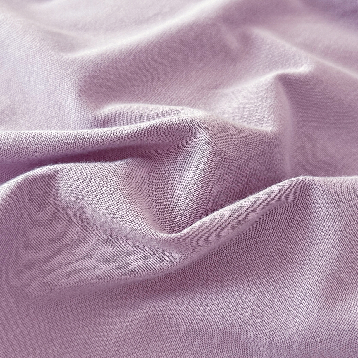 91家纺网 家纺一手货源 找家纺 锦罗绣 2026年全棉纯棉针织棉螺旋纱四件套 单被套定制任意尺寸 针织棉-紫灰色