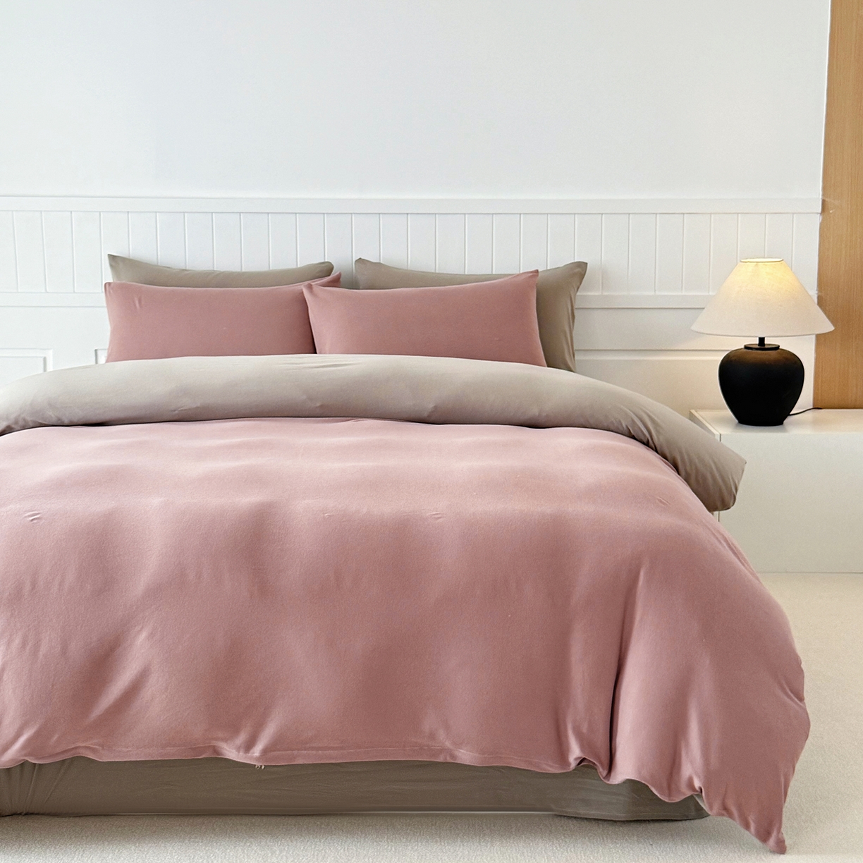 91家纺网 家纺一手货源 找家纺 （总）锦罗绣 2026年全棉纯棉针织棉螺旋纱单被套定制任意尺寸