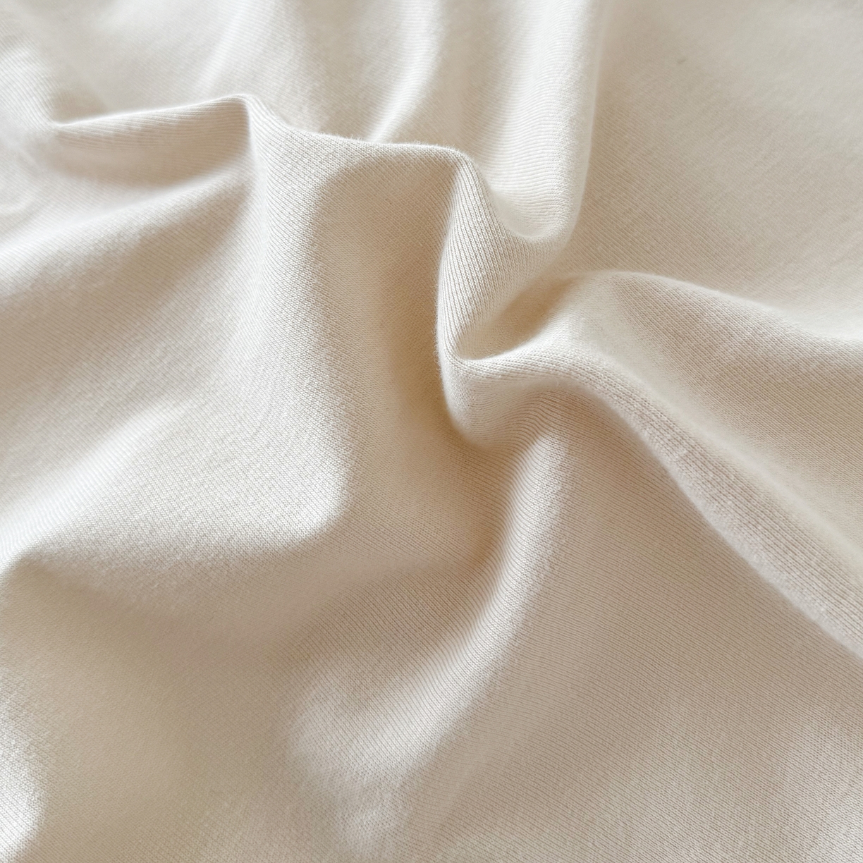 91家纺网 家纺一手货源 找家纺 锦罗绣 2026年全棉纯棉针织棉螺旋纱单被套定制任意尺寸 针织棉-米白绿