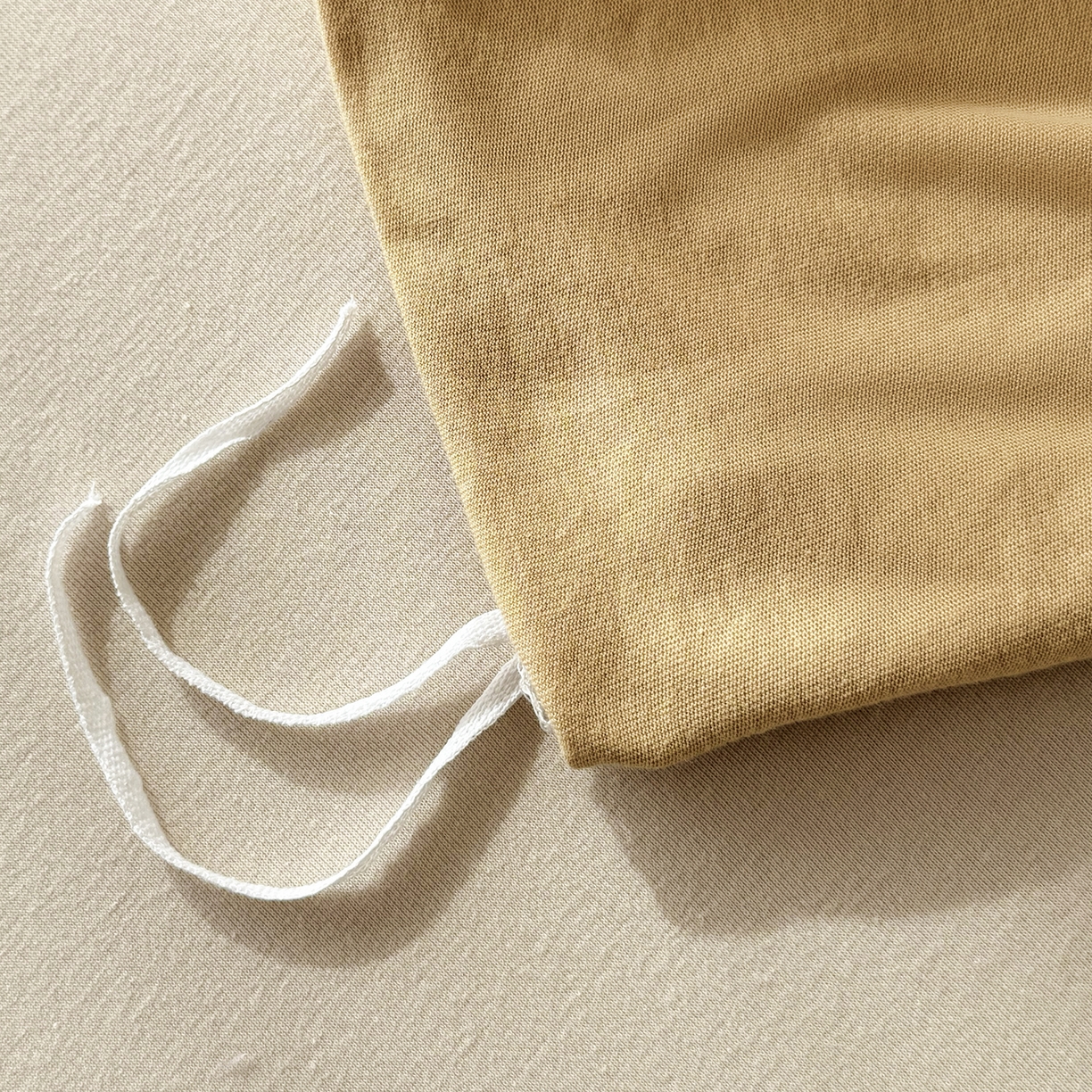 91家纺网 家纺一手货源 找家纺 锦罗绣 2026年全棉纯棉针织棉螺旋纱单被套定制任意尺寸 针织棉-暖黄白