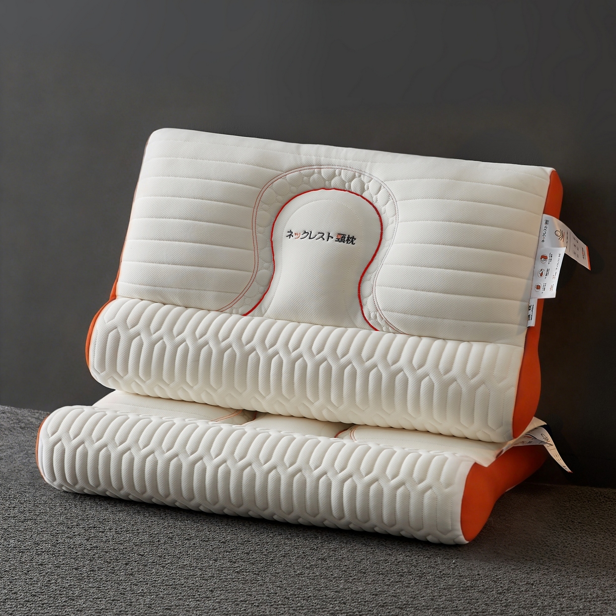 91家纺网 家纺一手货源 找家纺 （总）乐可 2026新款乳胶日系牵引枕反牵引枕头枕芯