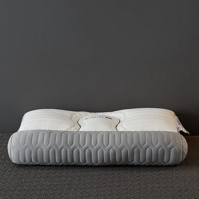 91家纺网 家纺一手货源 找家纺 乐可 2026新款乳胶日系牵引枕反牵引枕头枕芯 日系牵引枕-灰