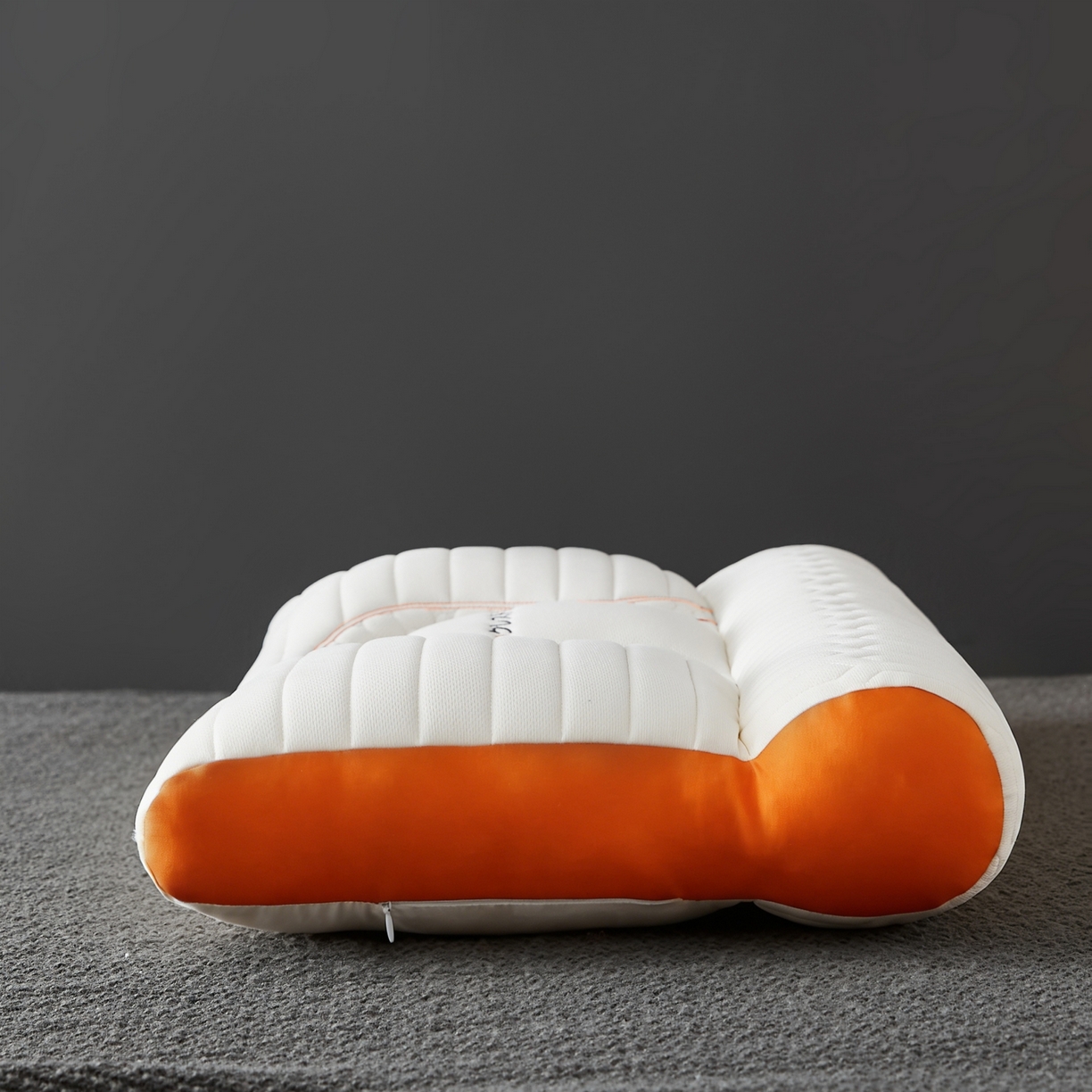 91家纺网 家纺一手货源 找家纺 乐可 2026新款乳胶日系牵引枕反牵引枕头枕芯 日系牵引枕-橘