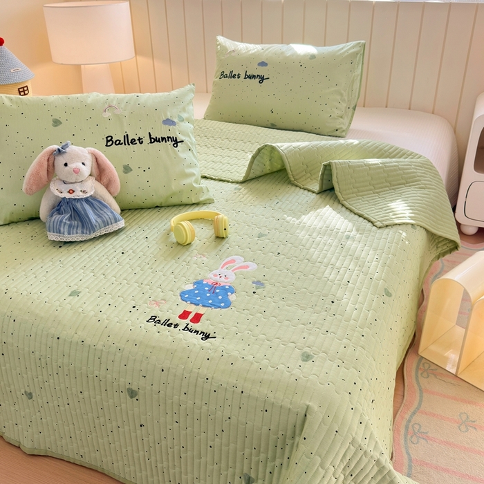 91家纺网 家纺一手货源 找家纺 （总）娜娜 2025新款全棉夹棉多功能床盖