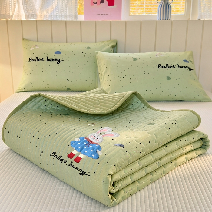 91家纺网 家纺一手货源 找家纺 （总）娜娜 2025新款全棉夹棉多功能床盖