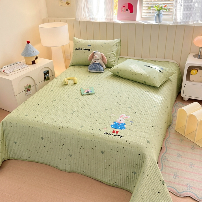 91家纺网 家纺一手货源 找家纺 （总）娜娜 2025新款全棉夹棉多功能床盖