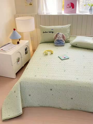 91家纺网 家纺一手货源 找家纺 （总）娜娜 2025新款全棉夹棉多功能床盖