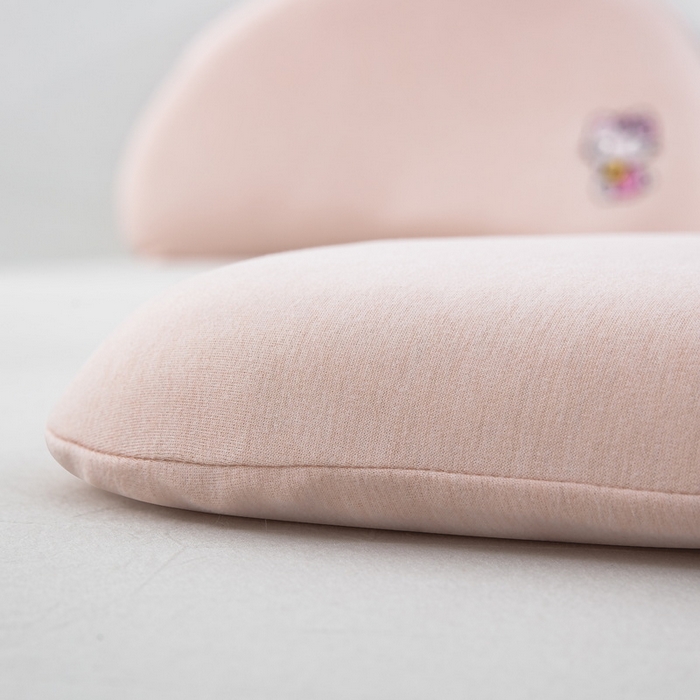 91家纺网 家纺一手货源 找家纺 大黄蜂家居家纺 2026新款A类卡通儿童硅胶枕枕头枕芯 小猫粉