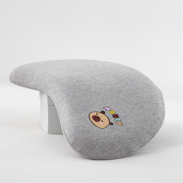 91家纺网 家纺一手货源 找家纺 大黄蜂家居家纺 2026新款A类卡通儿童硅胶枕枕头枕芯 卡皮灰