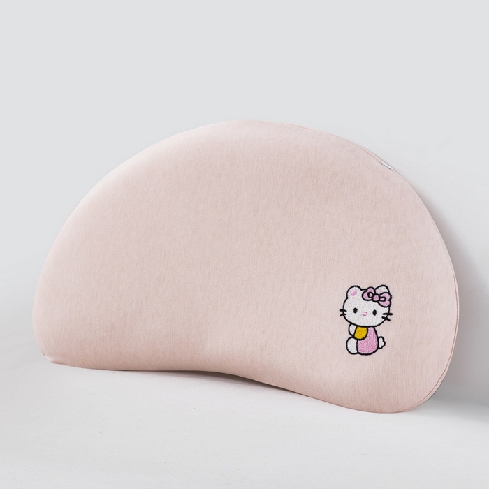 大黄蜂家居家纺 2026新款A类卡通儿童硅胶枕枕头枕芯 小猫粉