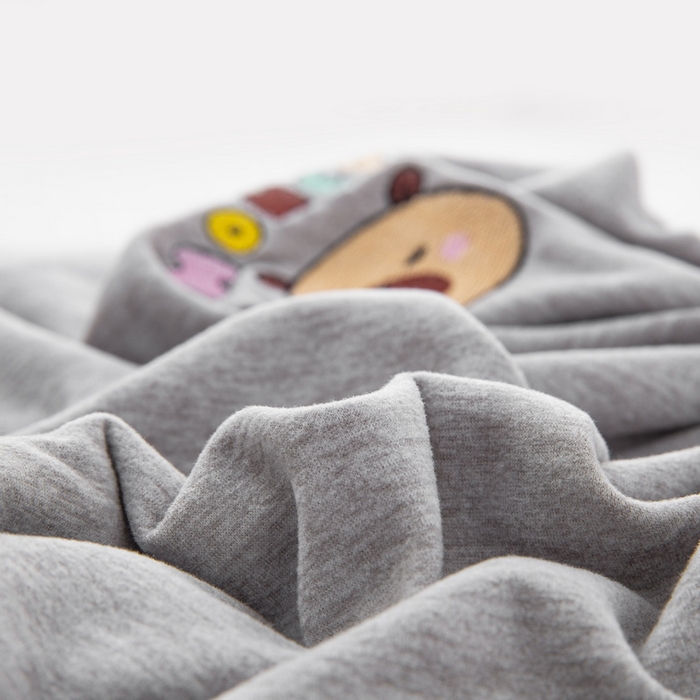 91家纺网 家纺一手货源 找家纺 大黄蜂家居家纺 2026新款A类卡通儿童硅胶枕枕头枕芯 卡皮灰