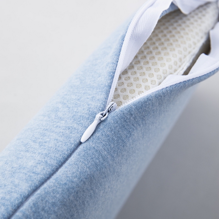 91家纺网 家纺一手货源 找家纺 大黄蜂家居家纺 2026新款A类卡通儿童硅胶枕枕头枕芯 小恐龙蓝