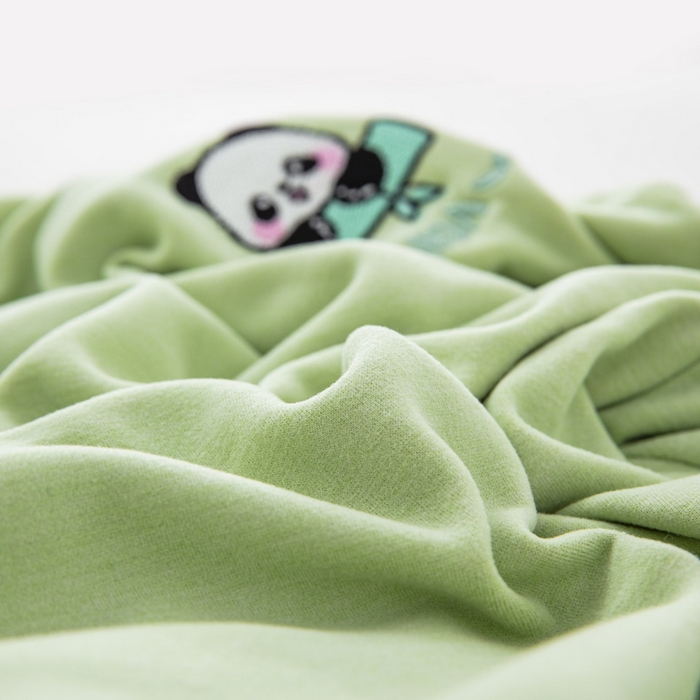 91家纺网 家纺一手货源 找家纺 大黄蜂家居家纺 2026新款A类卡通儿童硅胶枕枕头枕芯 熊猫绿