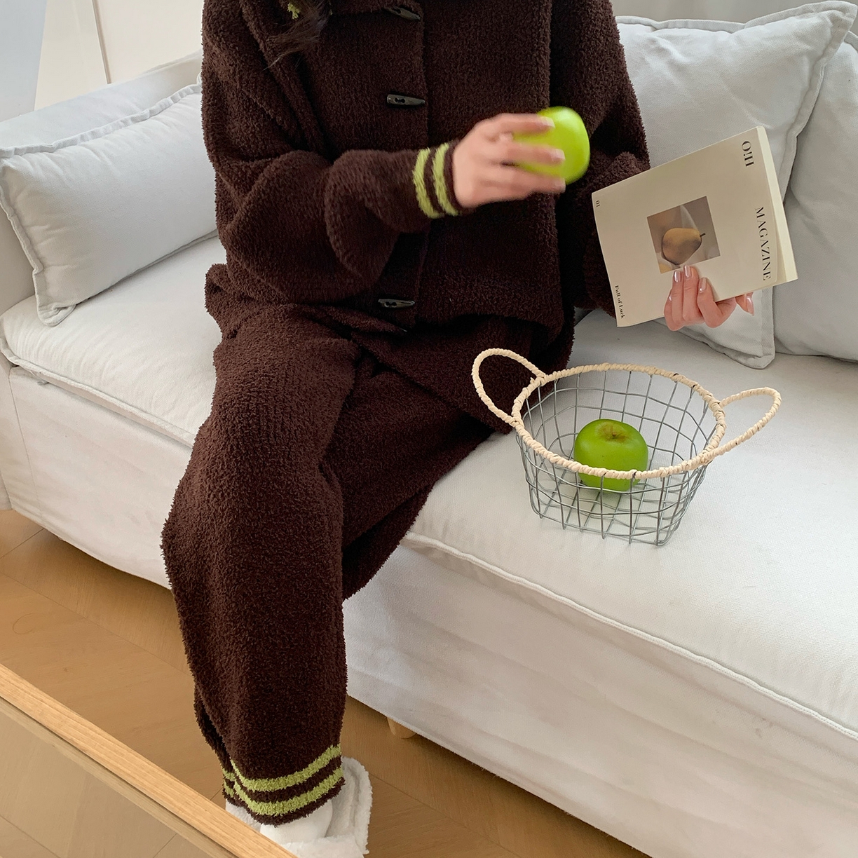 91家纺网 家纺一手货源 找家纺 （总）多乐娜 2025新款出口日单高定款半边绒家居服重量高达1600g高级出口品质非市面普货（控价！请不要低于165元销售！！！！！）