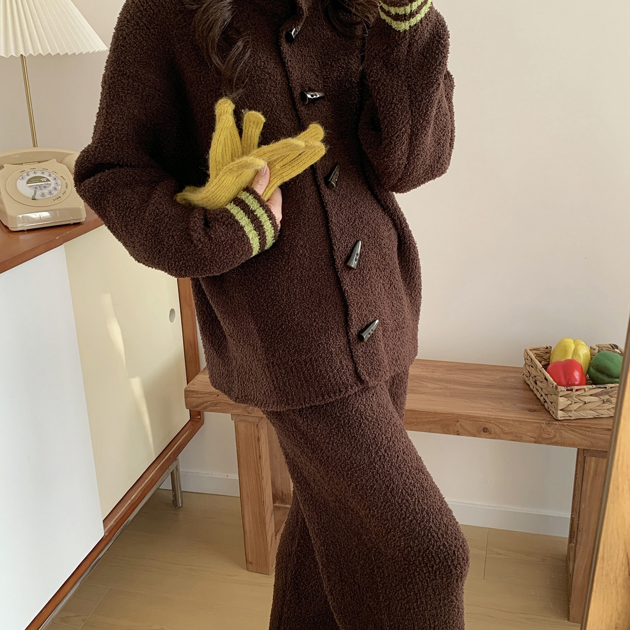 91家纺网 家纺一手货源 找家纺 （总）多乐娜 2025新款出口日单高定款半边绒家居服重量高达1600g高级出口品质非市面普货（控价！请不要低于165元销售！！！！！）