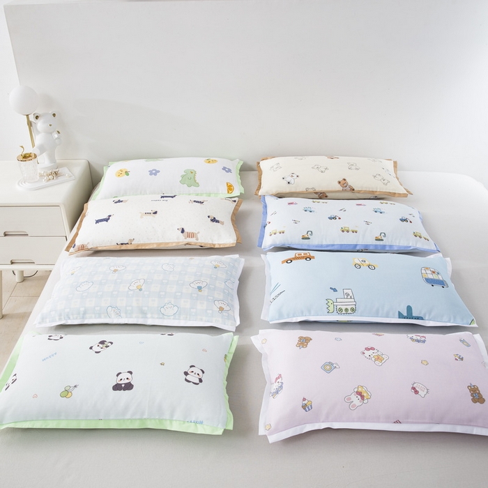 91家纺网 家纺一手货源 找家纺 （总）大黄蜂家居家纺 2026新款A类纯棉双层纱棉花枕枕头枕芯