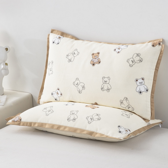 91家纺网 家纺一手货源 找家纺 （总）大黄蜂家居家纺 2026新款A类纯棉双层纱棉花枕枕头枕芯