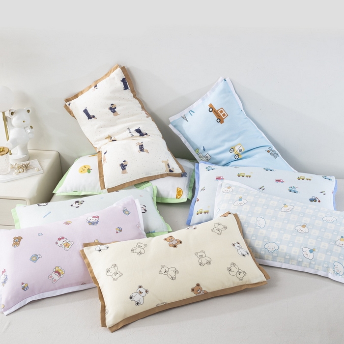 91家纺网 家纺一手货源 找家纺 大黄蜂家居家纺 2026新款A类纯棉双层纱棉花枕枕头枕芯 组合图仅供参考不可下单