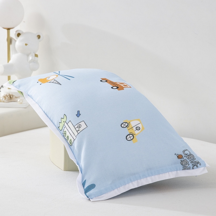 91家纺网 家纺一手货源 找家纺 大黄蜂家居家纺 2026新款A类纯棉双层纱棉花枕枕头枕芯 小汽车