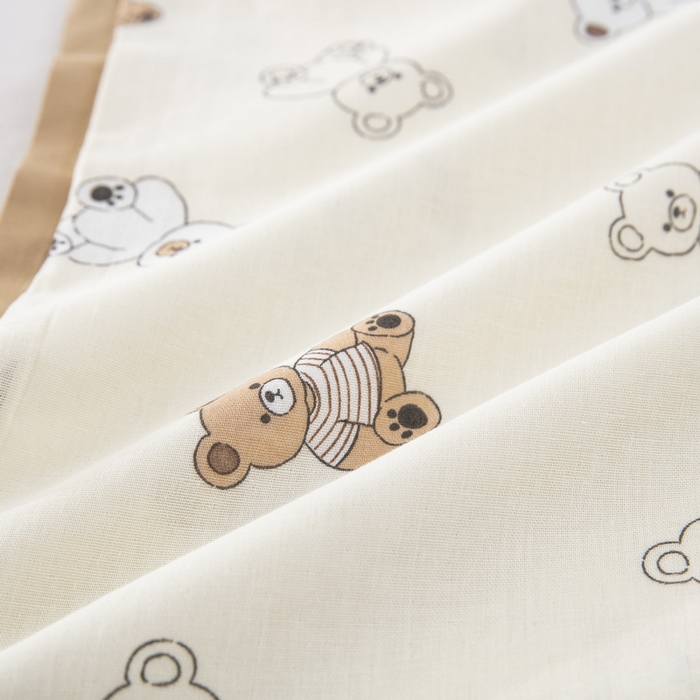 91家纺网 家纺一手货源 找家纺 大黄蜂家居家纺 2026新款A类纯棉双层纱棉花枕枕头枕芯 可爱小熊