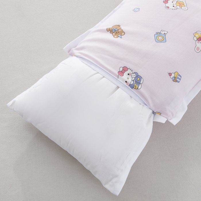 91家纺网 家纺一手货源 找家纺 大黄蜂家居家纺 2026新款A类纯棉双层纱棉花枕枕头枕芯 小猫猫