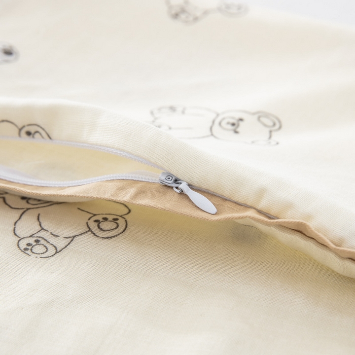 91家纺网 家纺一手货源 找家纺 大黄蜂家居家纺 2026新款A类纯棉双层纱棉花枕枕头枕芯 可爱小熊