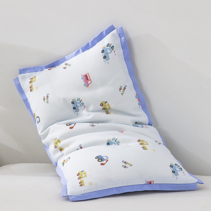 91家纺网 家纺一手货源 找家纺 大黄蜂家居家纺 2026新款A类纯棉双层纱棉花枕枕头枕芯 挖掘机