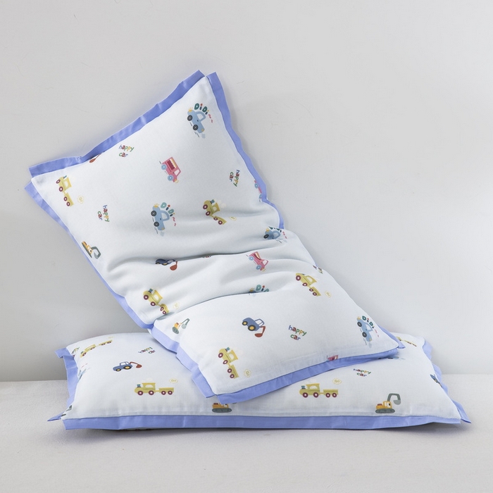 91家纺网 家纺一手货源 找家纺 大黄蜂家居家纺 2026新款A类纯棉双层纱棉花枕枕头枕芯 挖掘机