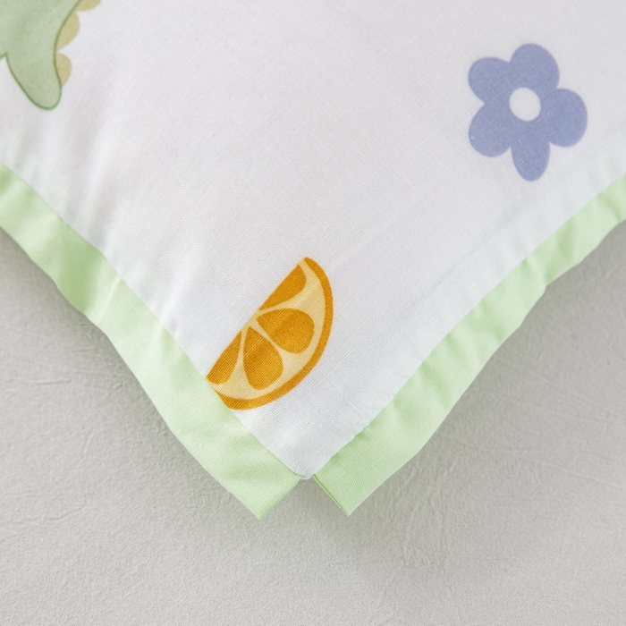 91家纺网 家纺一手货源 找家纺 大黄蜂家居家纺 2026新款A类纯棉双层纱棉花枕枕头枕芯 小恐龙