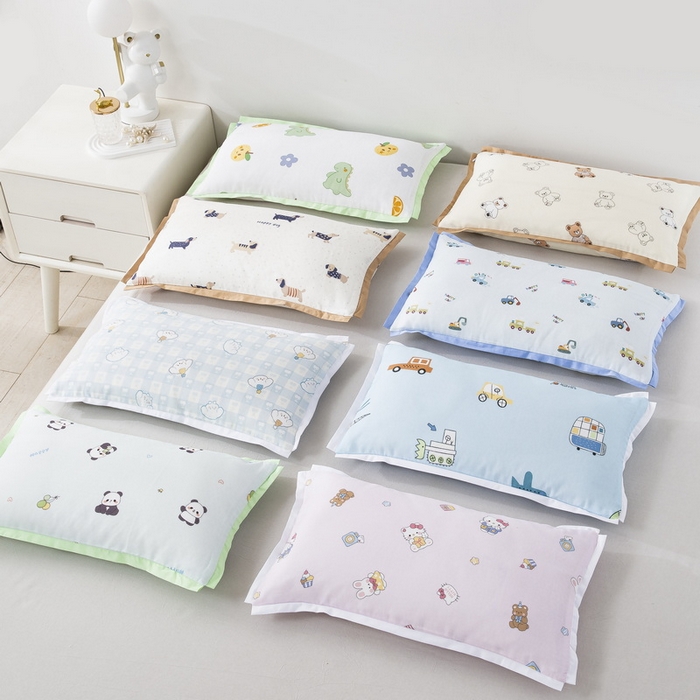 91家纺网 家纺一手货源 找家纺 大黄蜂家居家纺 2026新款A类纯棉双层纱棉花枕枕头枕芯 组合图仅供参考不可下单