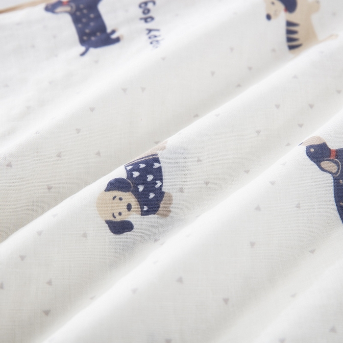 91家纺网 家纺一手货源 找家纺 大黄蜂家居家纺 2026新款A类纯棉双层纱棉花枕枕头枕芯 腊肠狗