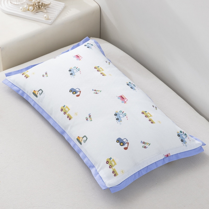 91家纺网 家纺一手货源 找家纺 大黄蜂家居家纺 2026新款A类纯棉双层纱棉花枕枕头枕芯 挖掘机