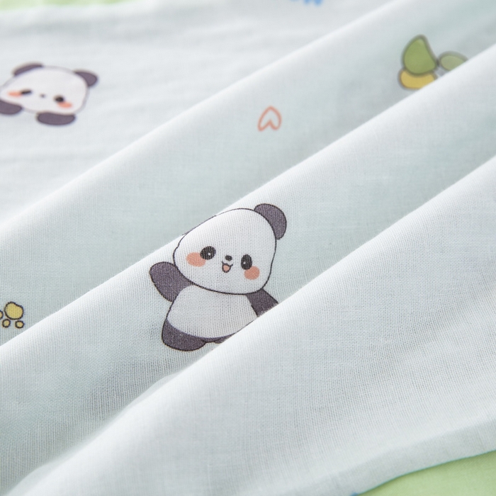 91家纺网 家纺一手货源 找家纺 大黄蜂家居家纺 2026新款A类纯棉双层纱棉花枕枕头枕芯 小熊猫