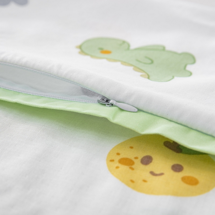 91家纺网 家纺一手货源 找家纺 大黄蜂家居家纺 2026新款A类纯棉双层纱棉花枕枕头枕芯 小恐龙