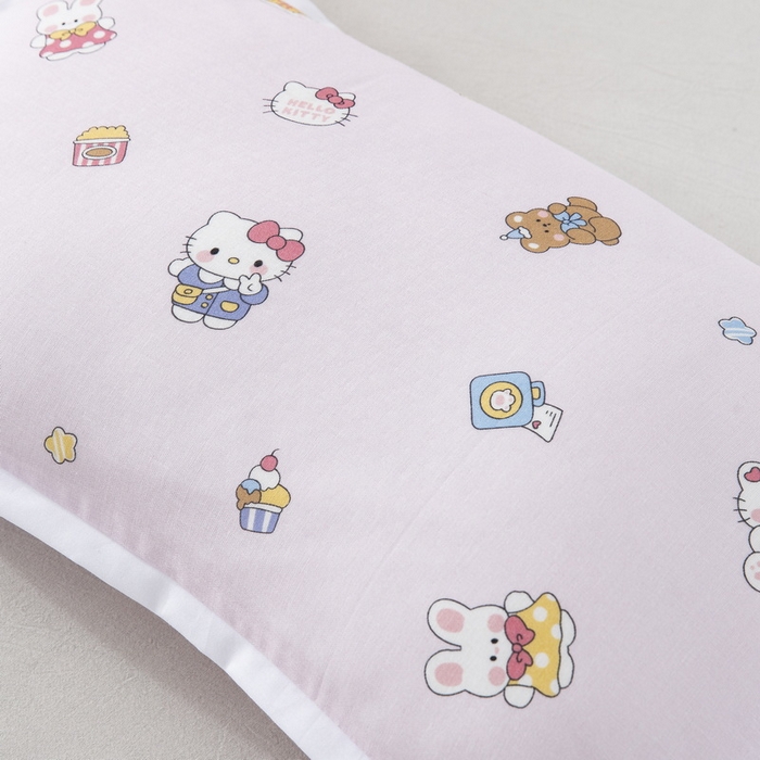 91家纺网 家纺一手货源 找家纺 大黄蜂家居家纺 2026新款A类纯棉双层纱棉花枕枕头枕芯 小猫猫