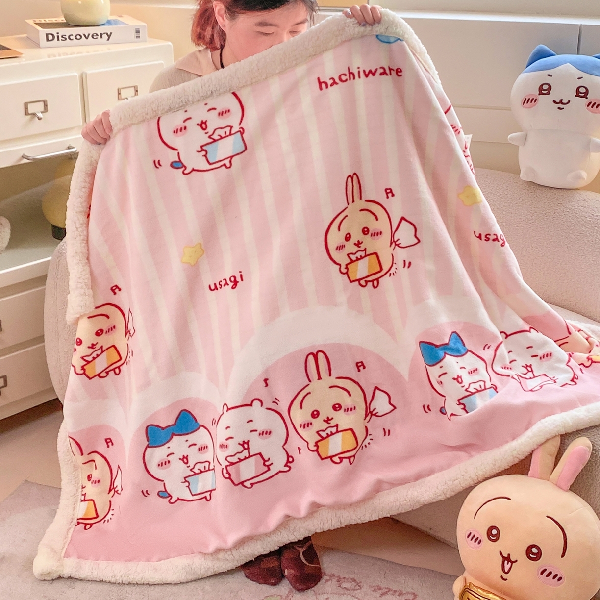 91家纺网 家纺一手货源 找家纺 （总）博雅 2025新款吉伊卡哇正版授权牛奶绒毛毯