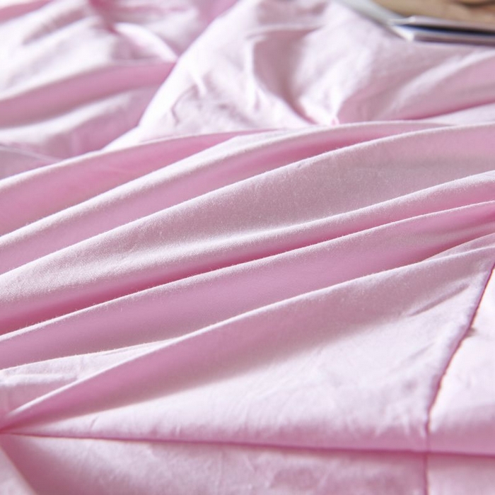 91家纺网 家纺一手货源 找家纺 顺发床垫 2025新款全棉扭花羽毛被加厚保暖95白鹅绒被子秋冬春秋被冬被直播供货     （羽绒被联系商家） 粉色（扭花）