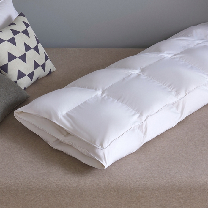 91家纺网 家纺一手货源 找家纺 顺发床垫 2025新款全棉扭花羽毛被加厚保暖95白鹅绒被子秋冬春秋被冬被直播供货     （羽绒被联系商家） 白色（平格）