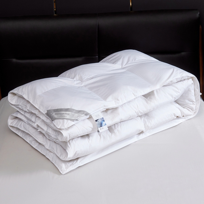 91家纺网 家纺一手货源 找家纺 顺发床垫 2025新款全棉扭花羽毛被加厚保暖95白鹅绒被子秋冬春秋被冬被直播供货     （羽绒被联系商家） 白色（平格）