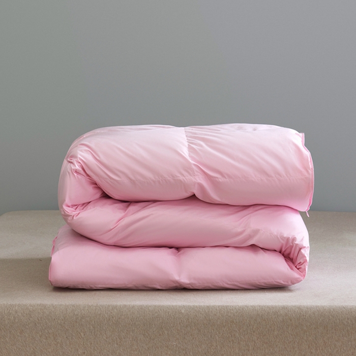 91家纺网 家纺一手货源 找家纺 顺发床垫 2025新款全棉扭花羽毛被加厚保暖95白鹅绒被子秋冬春秋被冬被直播供货     （羽绒被联系商家） 粉色（平格）