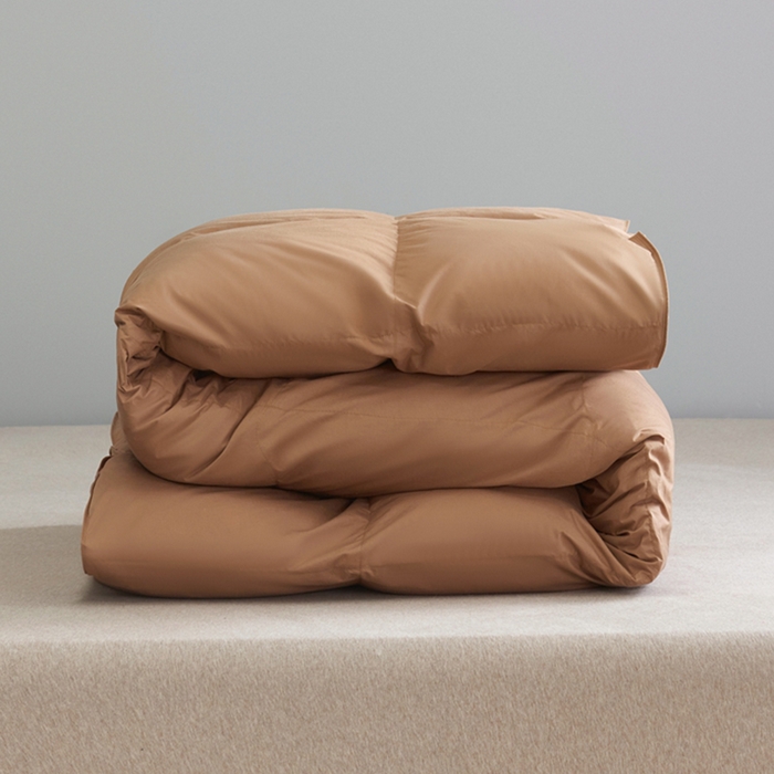 91家纺网 家纺一手货源 找家纺 顺发床垫 2025新款全棉扭花羽毛被加厚保暖95白鹅绒被子秋冬春秋被冬被直播供货     （羽绒被联系商家） 咖色（平格）