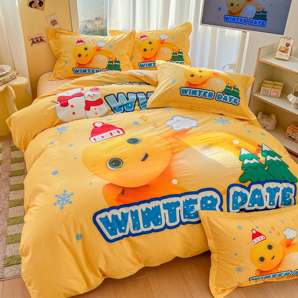 91家纺网 家纺一手货源 找家纺 浩诚 2026新款全棉卡通四件套第二批（陆续更新） 暖暖