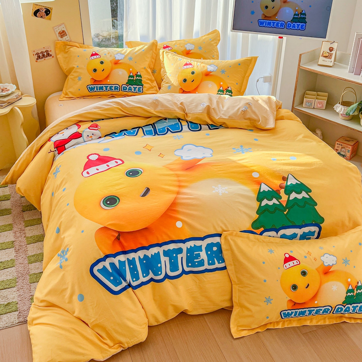 91家纺网 家纺一手货源 找家纺 浩诚 2026新款全棉卡通四件套第二批（陆续更新） 暖暖