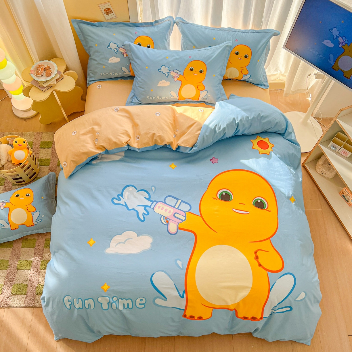 91家纺网 家纺一手货源 找家纺 浩诚 2026新款全棉卡通四件套第二批（陆续更新） 快乐狂欢