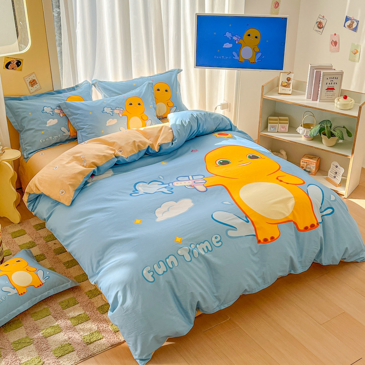 91家纺网 家纺一手货源 找家纺 浩诚 2026新款全棉卡通四件套第二批（陆续更新） 快乐狂欢