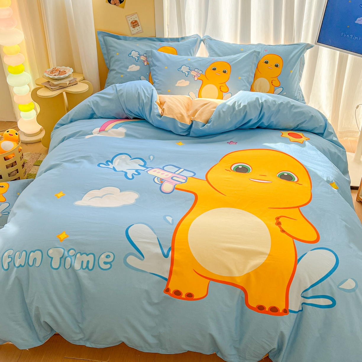 91家纺网 家纺一手货源 找家纺 浩诚 2026新款全棉卡通四件套第二批（陆续更新） 快乐狂欢