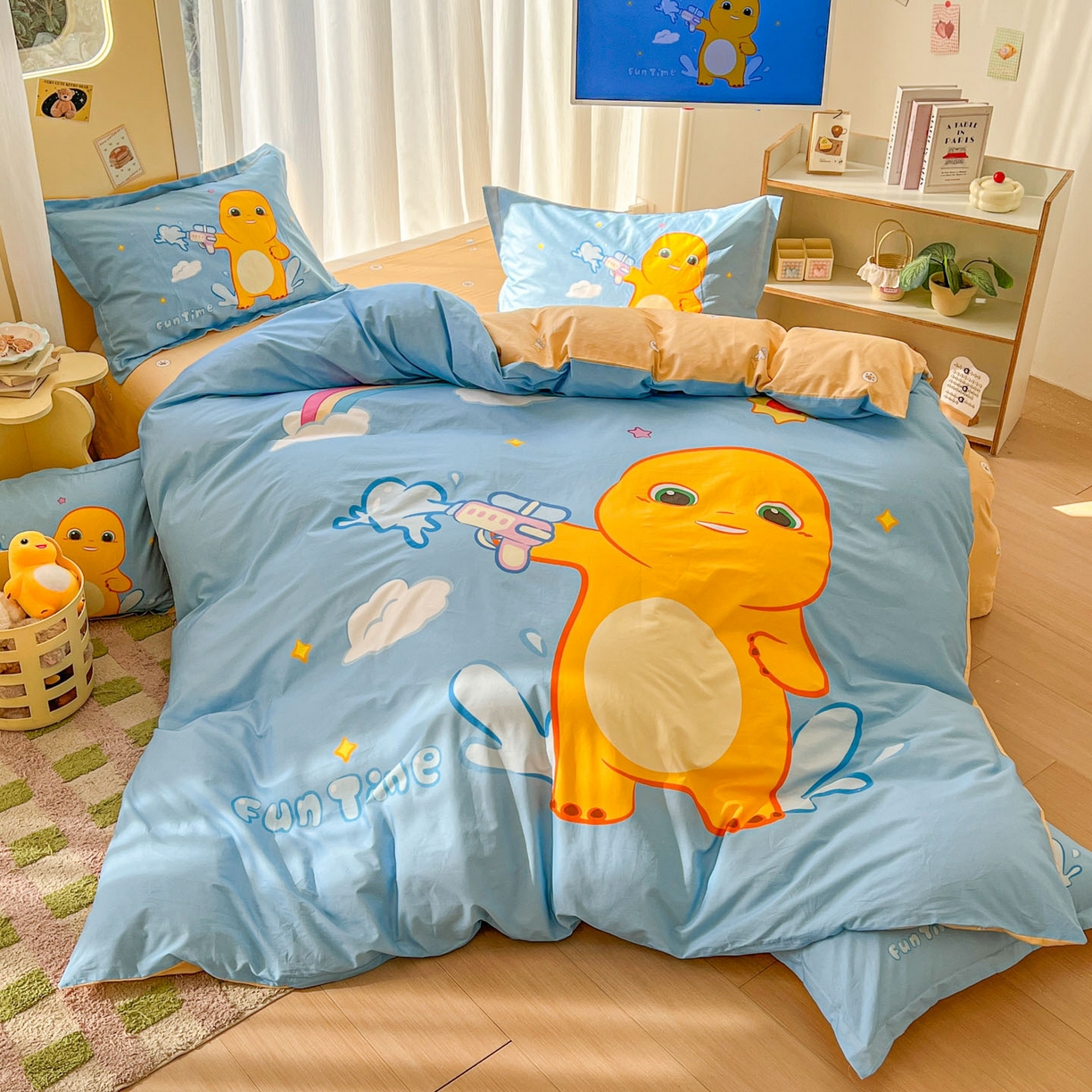 91家纺网 家纺一手货源 找家纺 浩诚 2026新款全棉卡通四件套第二批（陆续更新） 快乐狂欢