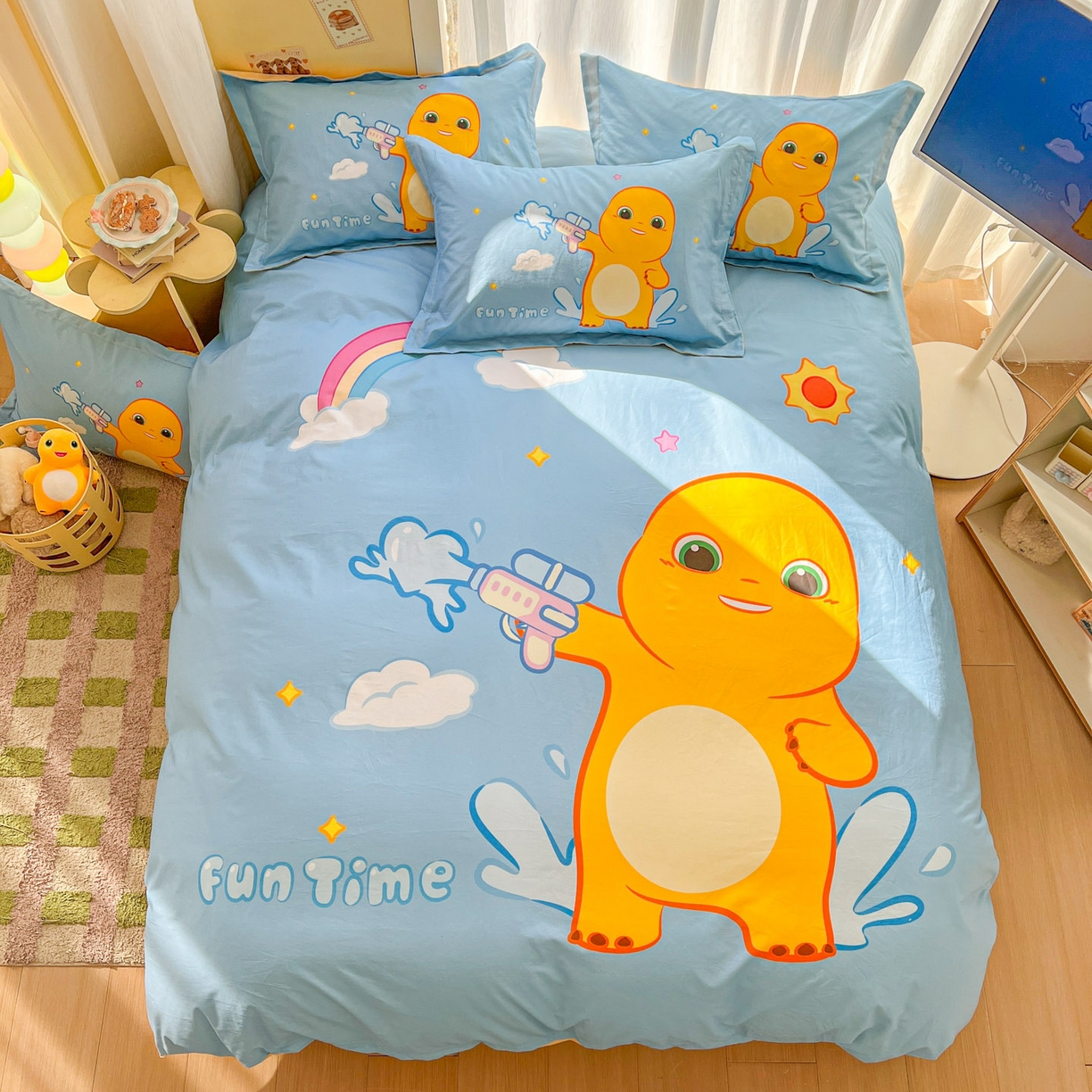 91家纺网 家纺一手货源 找家纺 浩诚 2026新款全棉卡通四件套第二批（陆续更新） 快乐狂欢