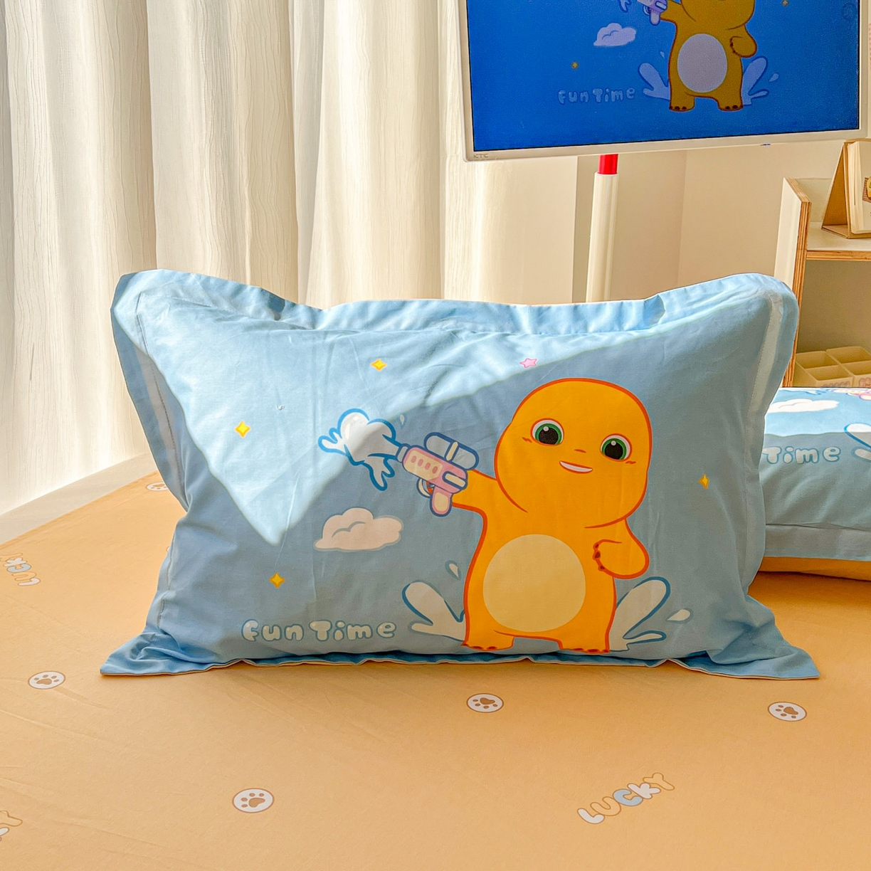 91家纺网 家纺一手货源 找家纺 浩诚 2026新款全棉卡通四件套第二批（陆续更新） 快乐狂欢